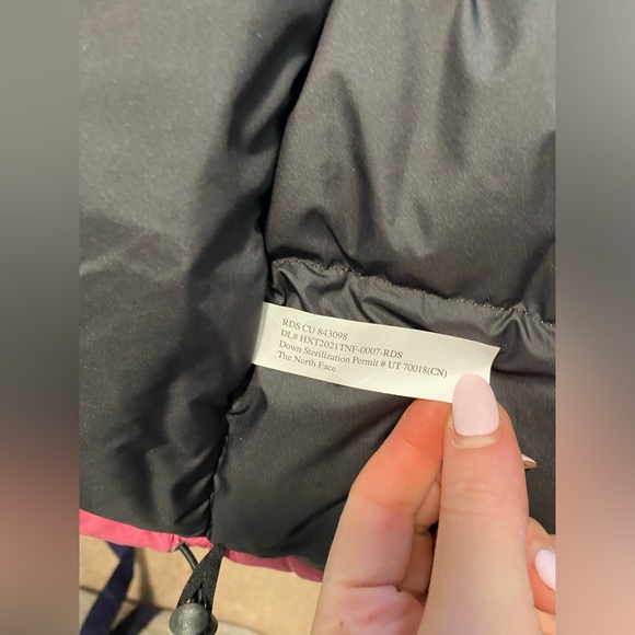 Mens THE NORTH FACE HMLYN Down Parka Jacket Red Violet - Picture 14 of 15